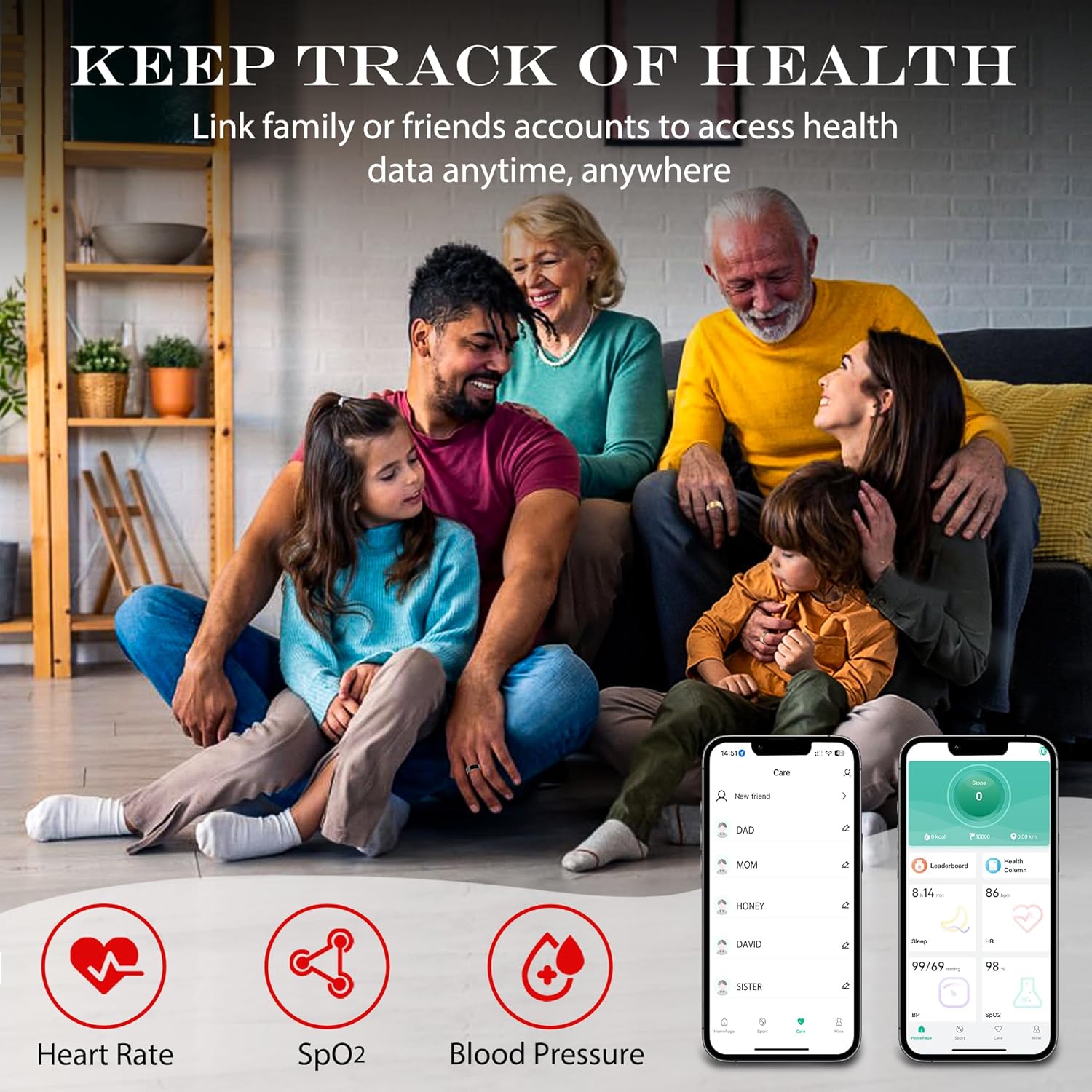 PulseFit Smart Health Ring